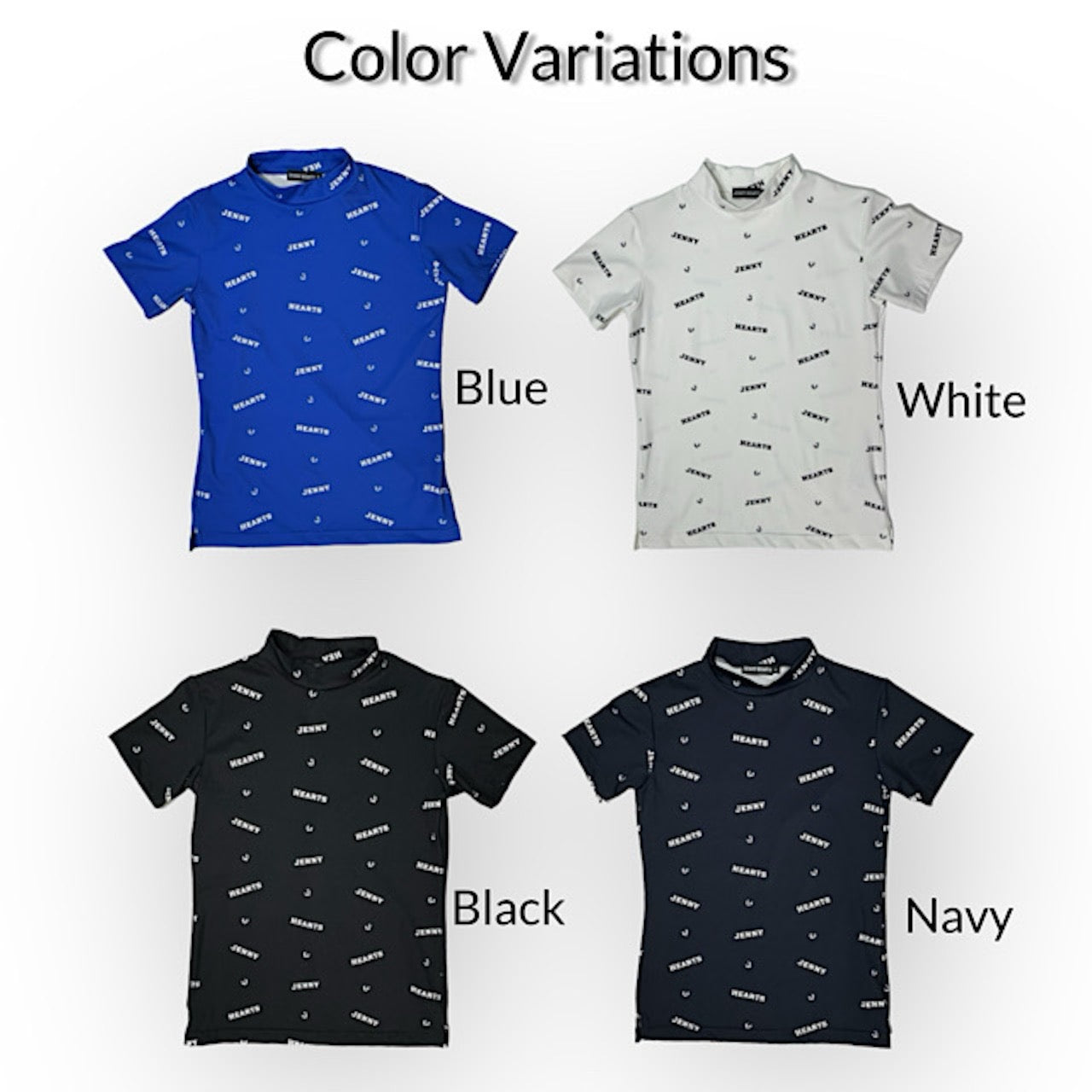 Ladies Smooth Mock Brand Logo ゴルフウェア レディース モックネック 半袖 接触冷感 なめらか肌触り UVカット 伸縮性高い おしゃれ 春夏