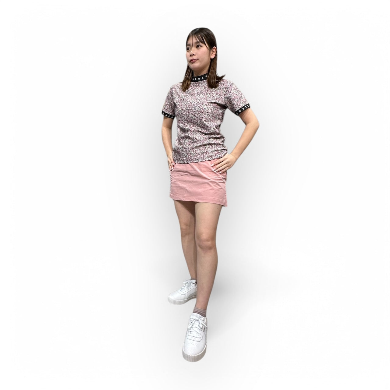 Ladies Elastic Flare Skirt 002 レディース ゴルフスカート 透け防止 伸縮性 フレアスカート レディースゴルフウェア