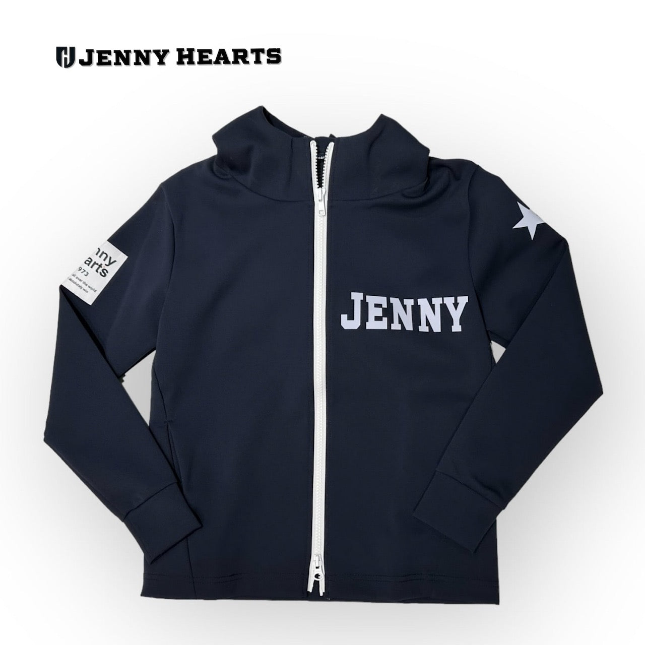 Junior Unisex ZipUp Jacket 薄手 ジュニアゴルフジャケット フード付き ジュニアゴルフウェア ボーイズ ガールズ ユニセックス 春 夏 秋 フード 男の子 女の子 キッズ 140cm 150cm おしゃれ 可愛い