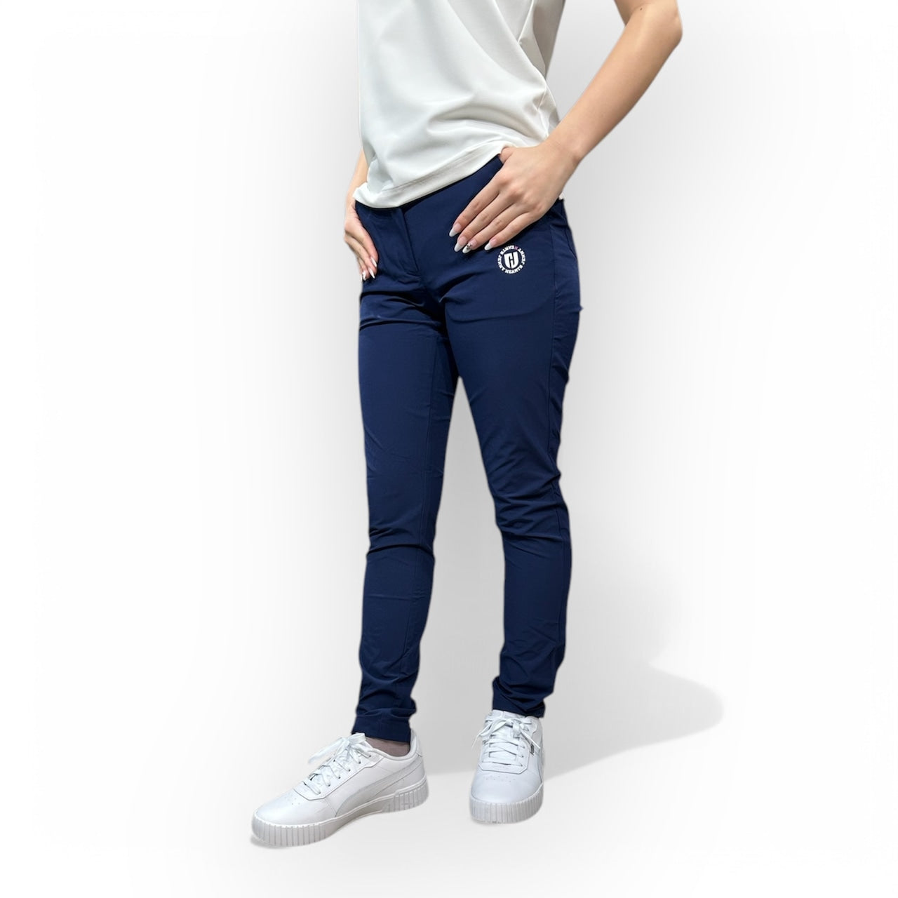 Ladies Slim Fiit Elastic Golf Pants 002 レディース ゴルフパンツ スリムフィット 春夏 人気商品
