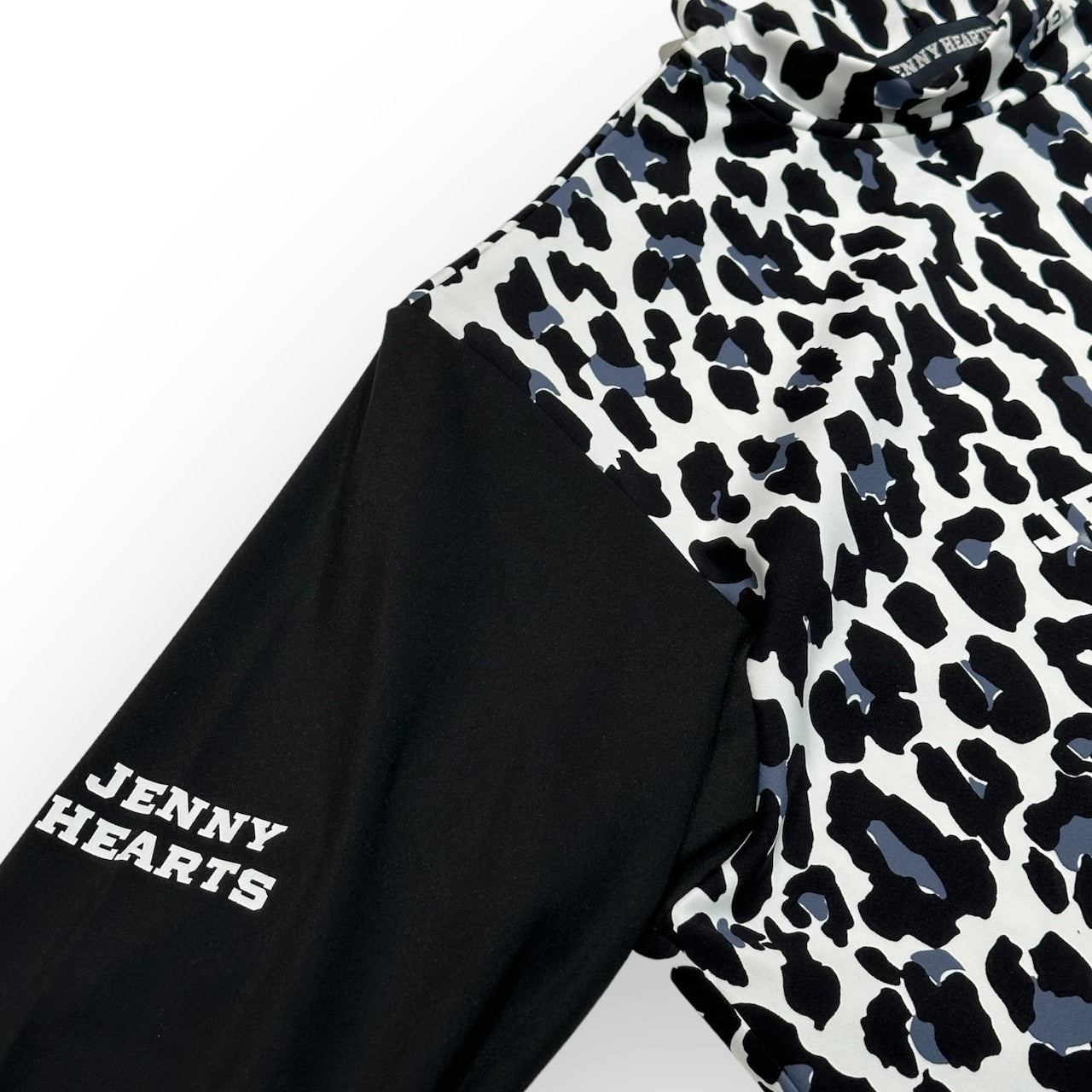 Ladies Smooth Mock Animal Panther レディースモックネック ナイロン 長袖 黒豹 伸縮性 接触冷感 春 おしゃれ 可愛い ゴルフ女子