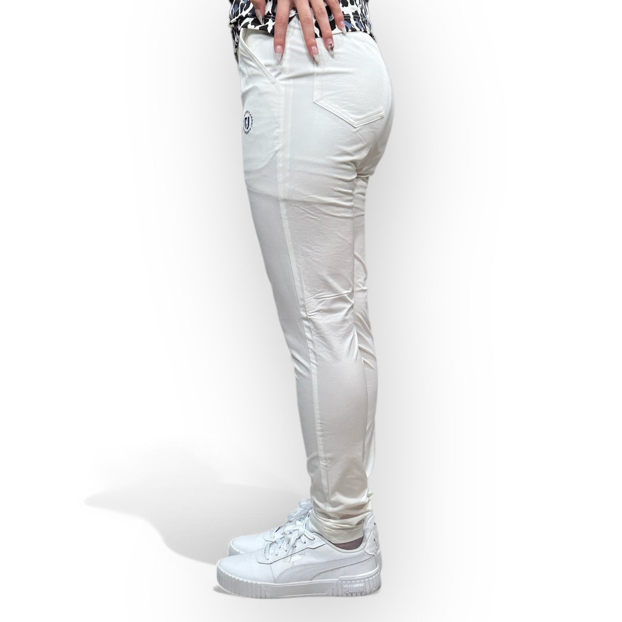 Ladies Slim Fiit Elastic Golf Pants 002 レディース ゴルフパンツ スリムフィット 春夏 人気商品