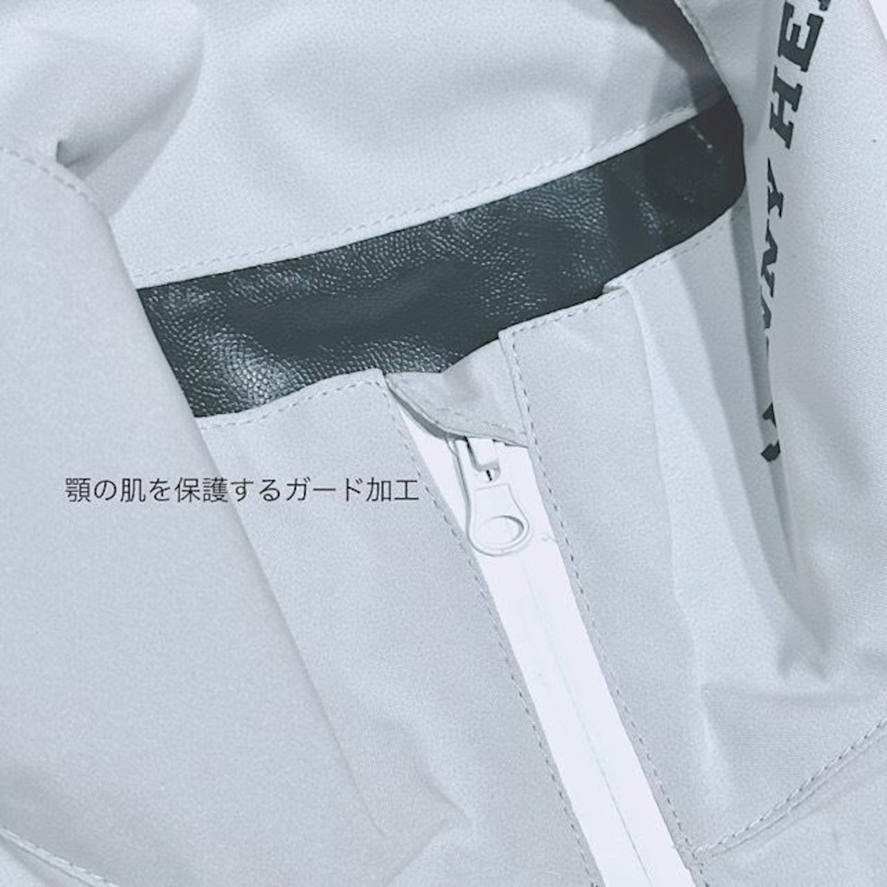 Unisex Rain Suit Light Grey JH-24R1001 ゴルフレインウェア ユニセックス 上下セット オールシーズン 撥水 防水