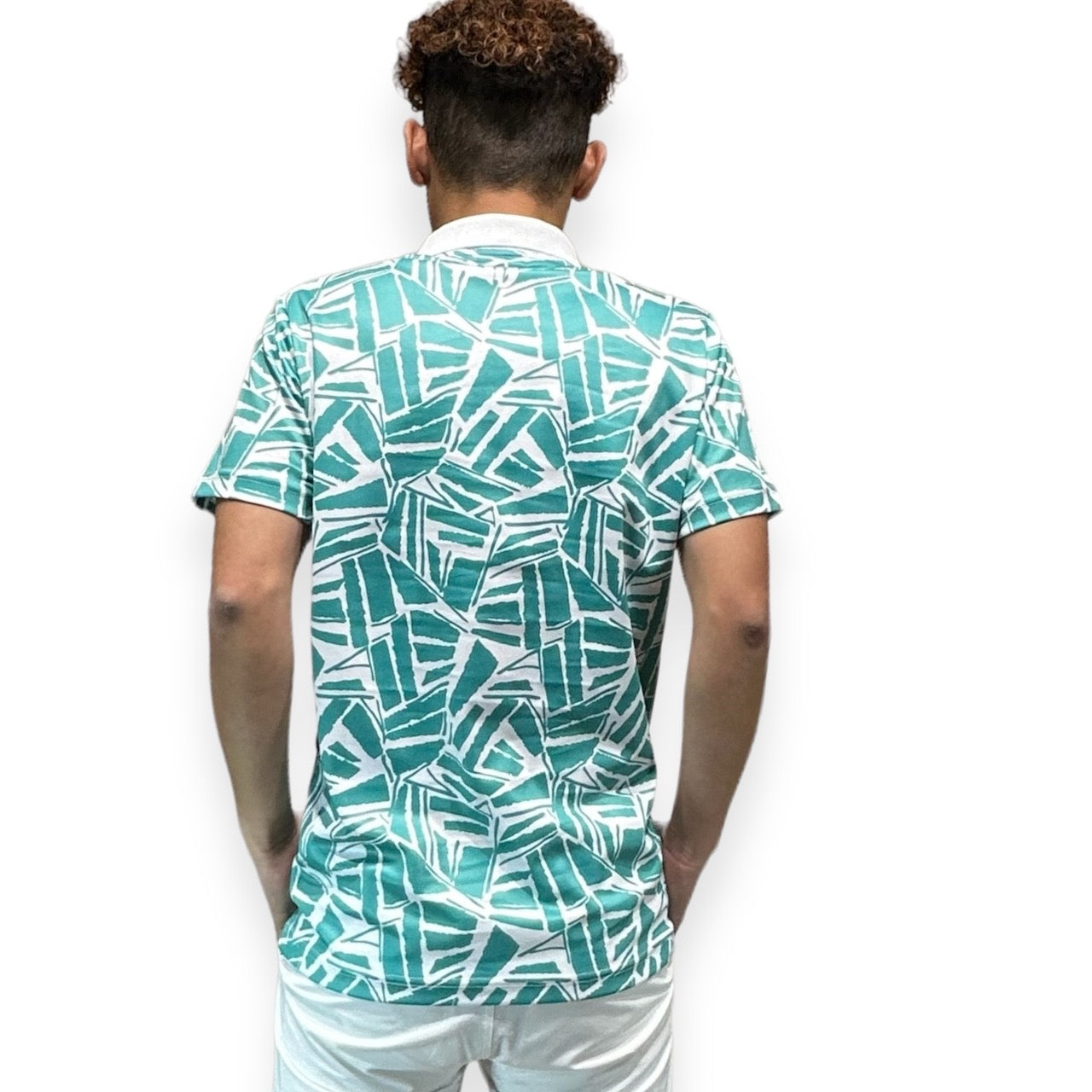 Mens Polo Shirt Green ゴルフウェア メンズ ポロシャツ グリーン ゴルフウェア 速乾 伸縮性 爽やか 春夏