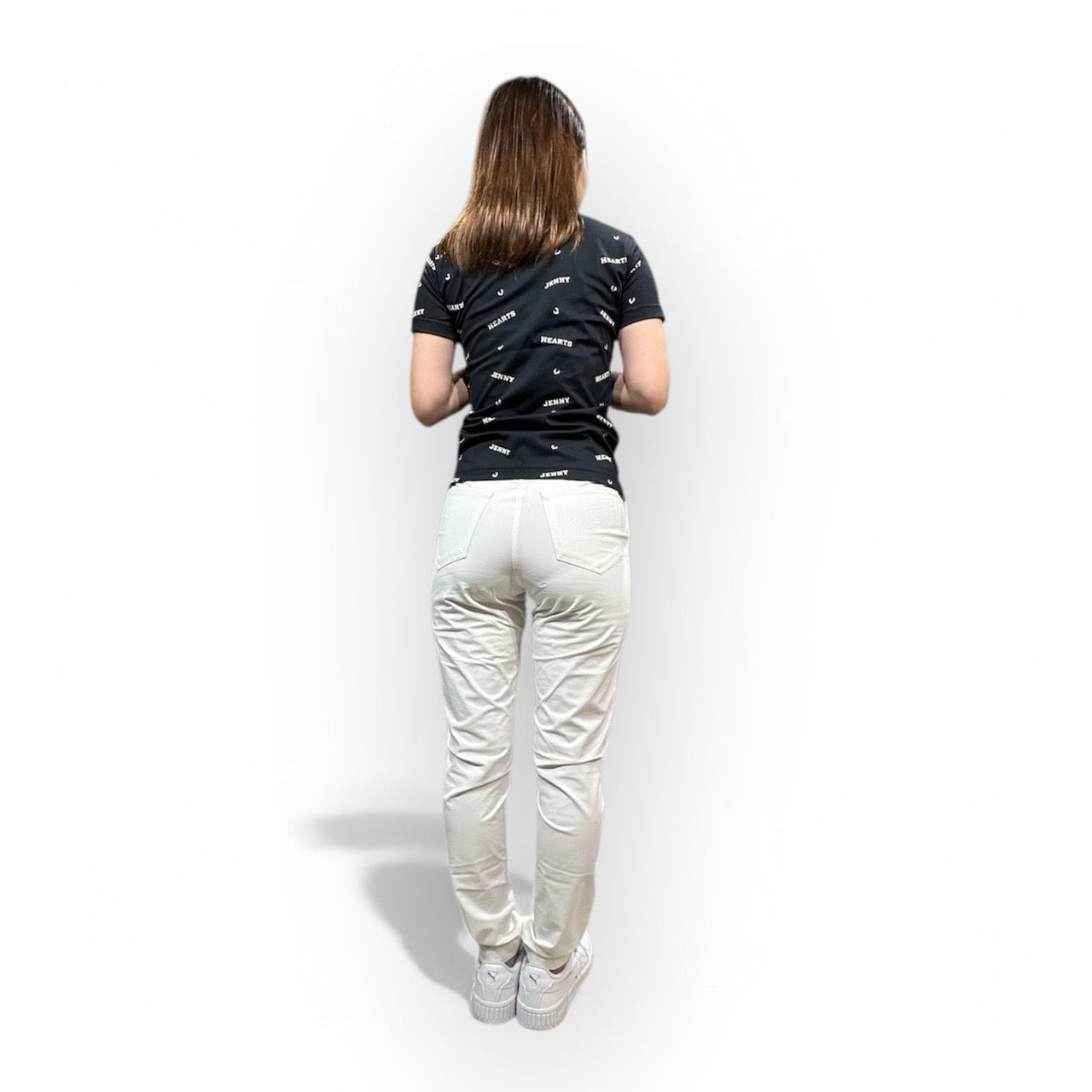 Ladies Smooth Mock Brand Logo ゴルフウェア レディース モックネック 半袖 接触冷感 なめらか肌触り UVカット 伸縮性高い おしゃれ 春夏