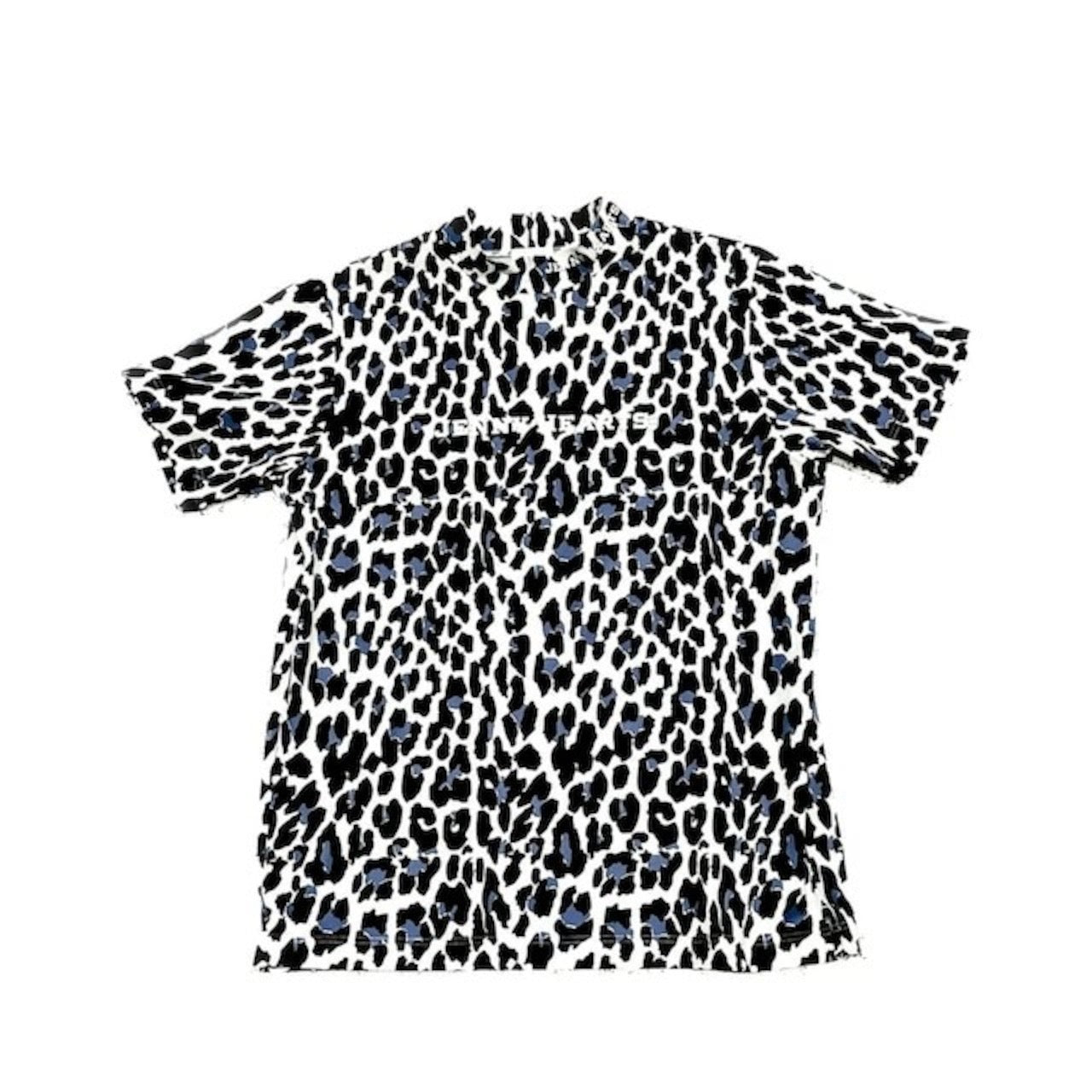 Mens Smooth Mock Animal Panther 黒豹 接触冷感 なめらか肌触り おしゃれ 春夏 スムースシリーズ メンズゴルフウェア パンサー