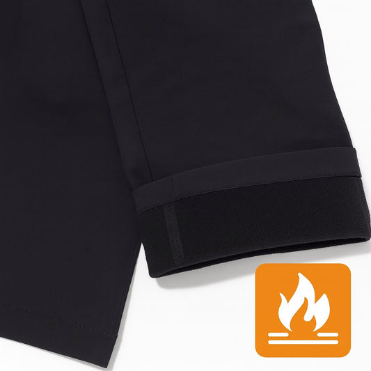 \12月8日新発売/Heat Flex Pants ゴルフパンツ メンズ 黒 冬 裏起毛 保温 防寒 伸縮性 上品 エレガント スタイリッシュ