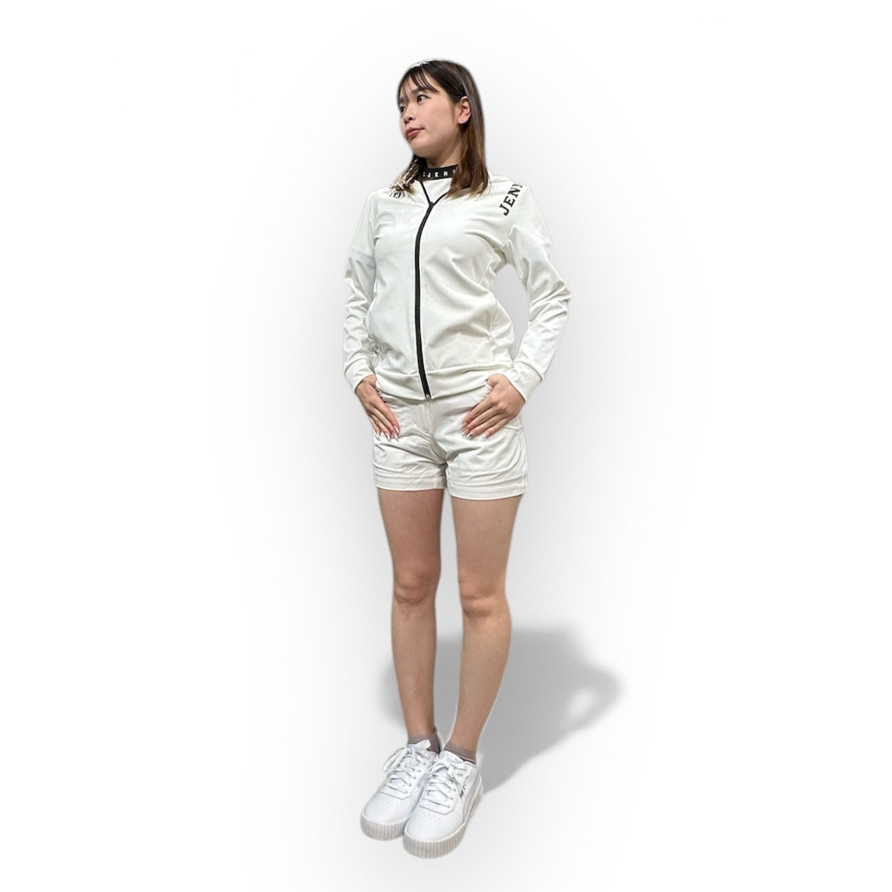 Ladies Smooth Hoodie レディースゴルフブルゾン 伸縮性抜群 なめらか肌触り