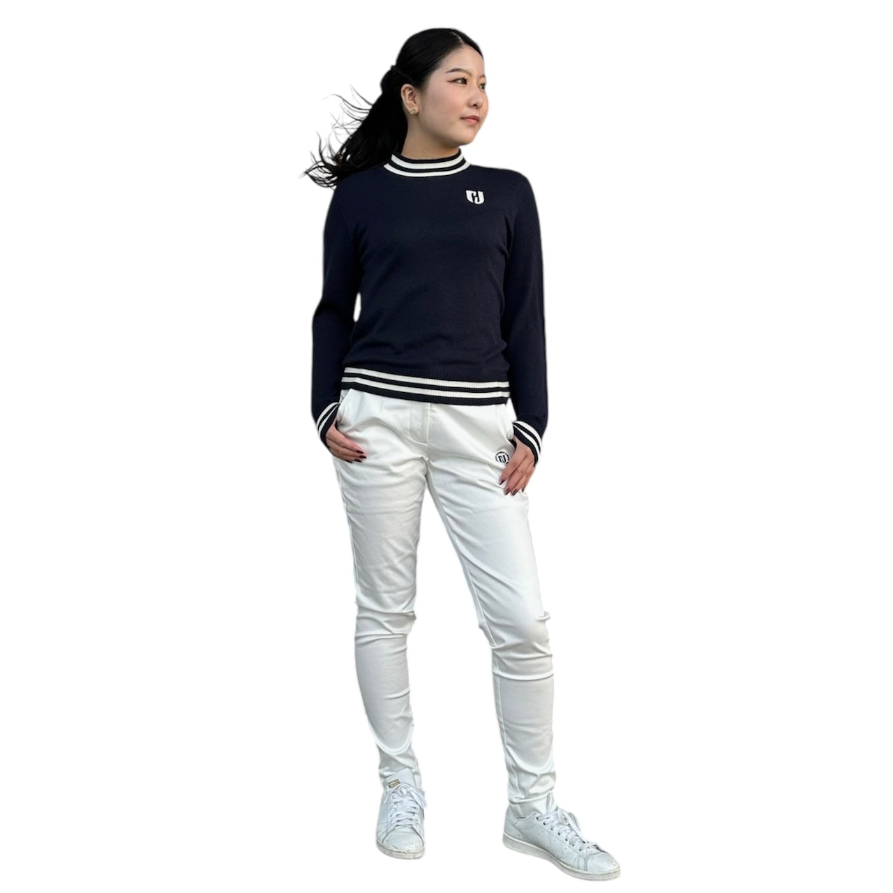 Ladies Premium Fit Stretch Pants 003 レディース ゴルフウェア パンツ 伸縮性 スリムフィット 春