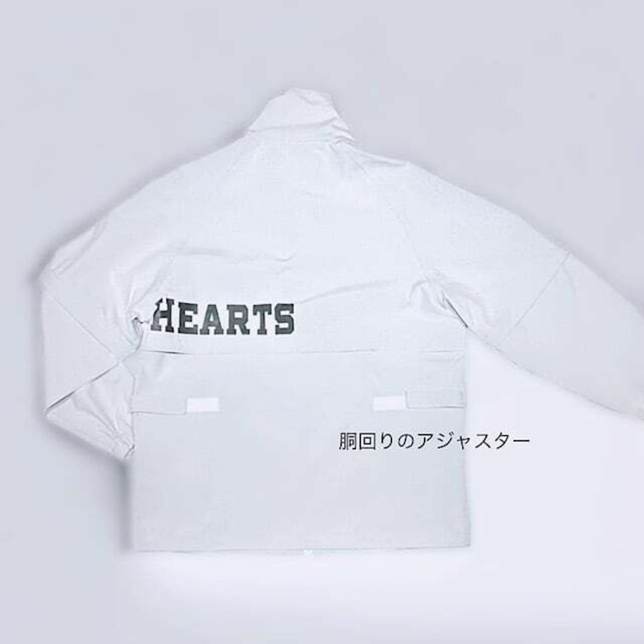 Unisex Rain Suit Light Grey JH-24R1001 ゴルフレインウェア ユニセックス 上下セット オールシーズン 撥水 防水