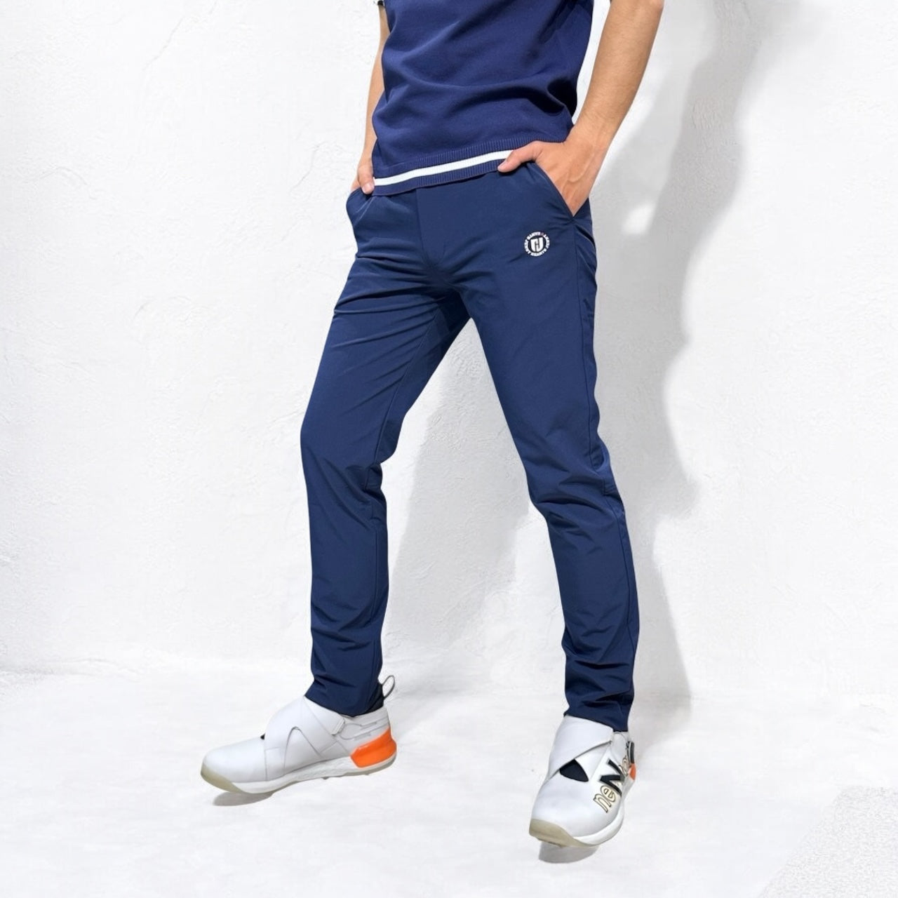 Mens Slim Fit Elastic Golf Pants 002 メンズ ゴルフパンツ スリムフィット 春夏