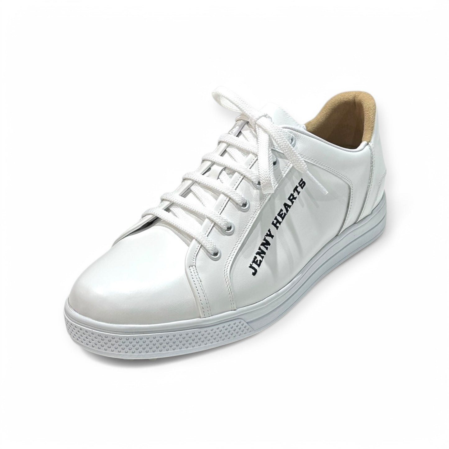 \7月17日発送/Ladies Golf Shoes Azasコラボ 002 スパイクレス 本革 白 レディース ゴルフ シューズ ツアープロ愛用