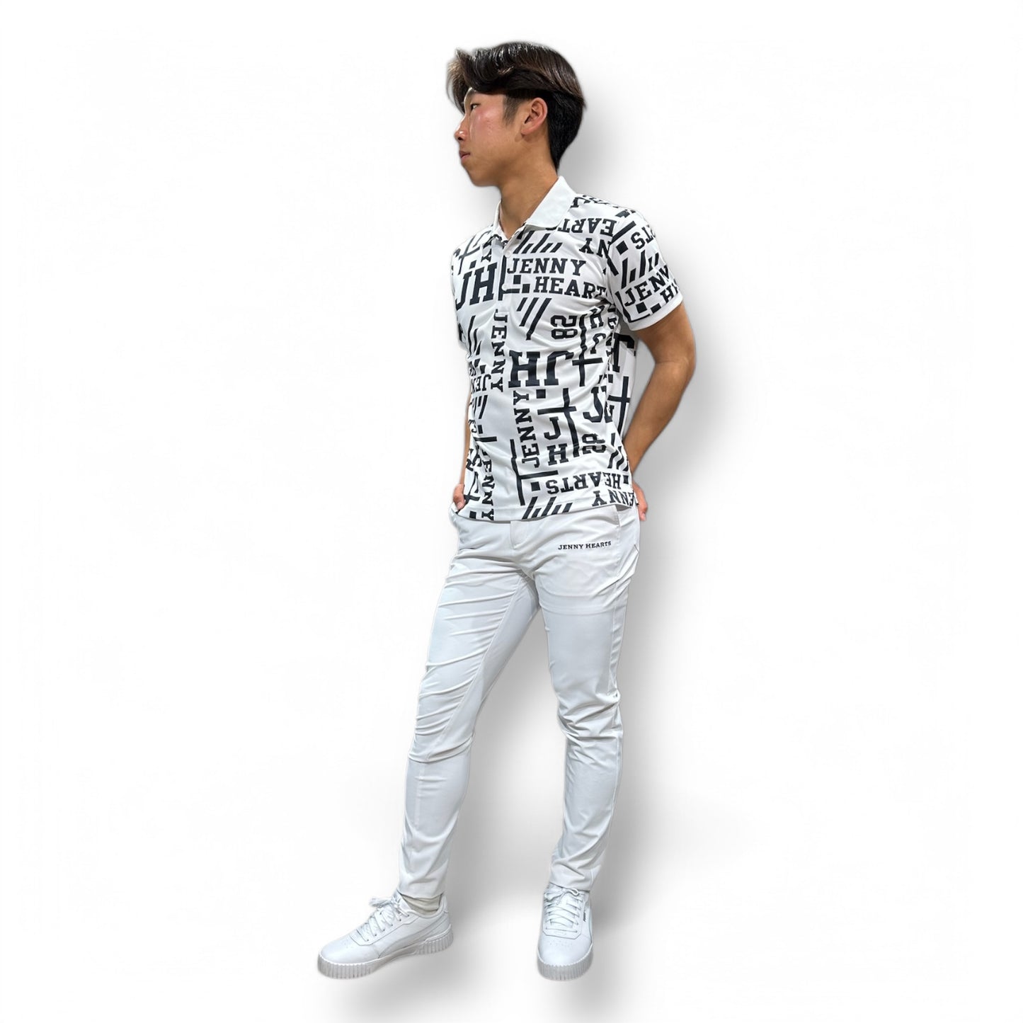 \新発売/Mens Polo Shirt Logotipo メンズゴルフウェア ポロシャツ 半袖 ストレッチ 速乾 通気性 肌触りなめらか UVカット おしゃれ 可愛い 春夏