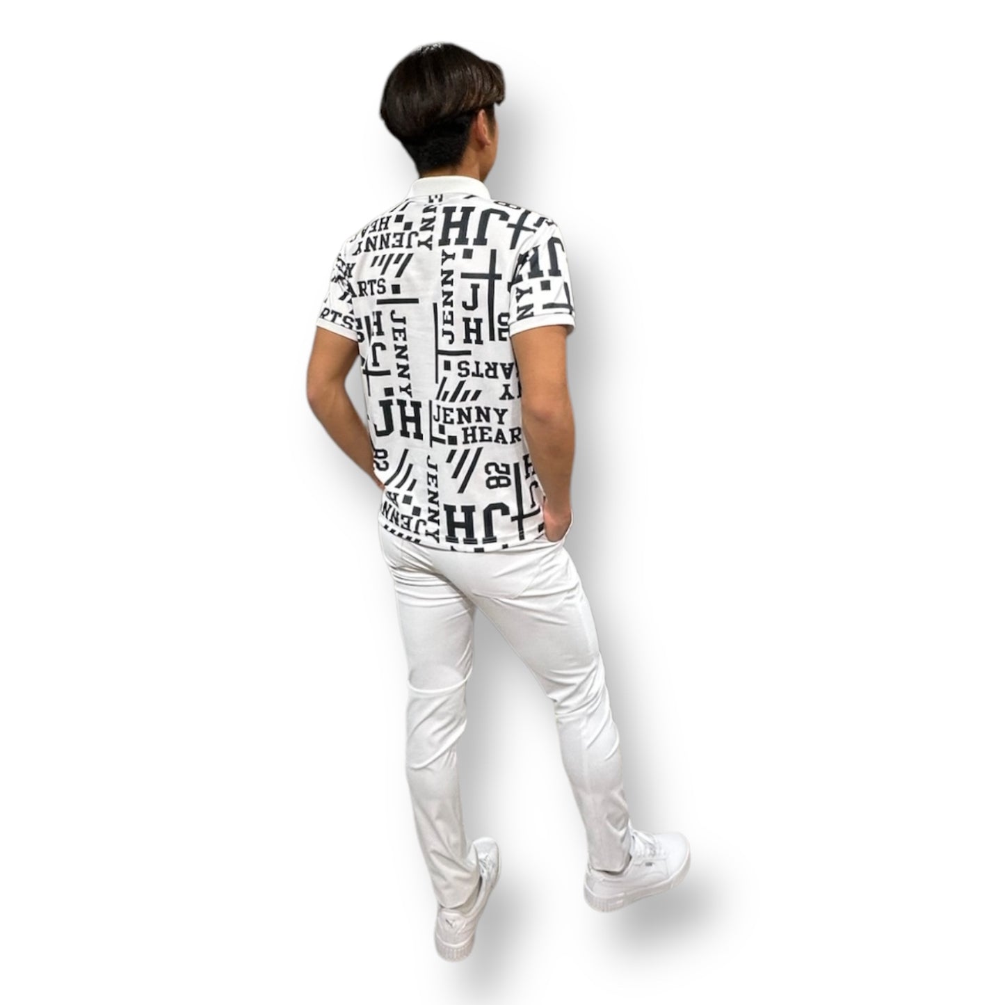 \新発売/Mens Polo Shirt Logotipo メンズゴルフウェア ポロシャツ 半袖 ストレッチ 速乾 通気性 肌触りなめらか UVカット おしゃれ 可愛い 春夏
