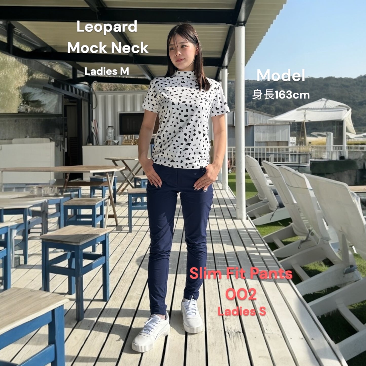 Ladies Slim Fiit Elastic Golf Pants 002 レディース ゴルフパンツ スリムフィット 春夏 人気商品