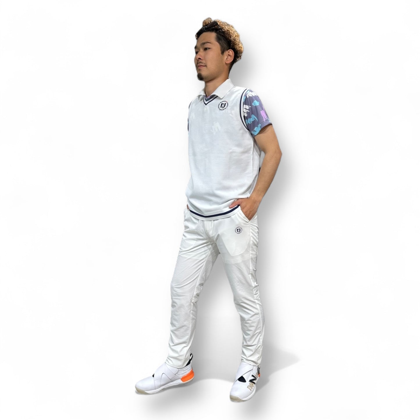 Mens Stylish Vest メンズゴルフベスト 軽量 速乾 UVカット ストレッチ ニット 春夏 ゴルフウェア メンズ