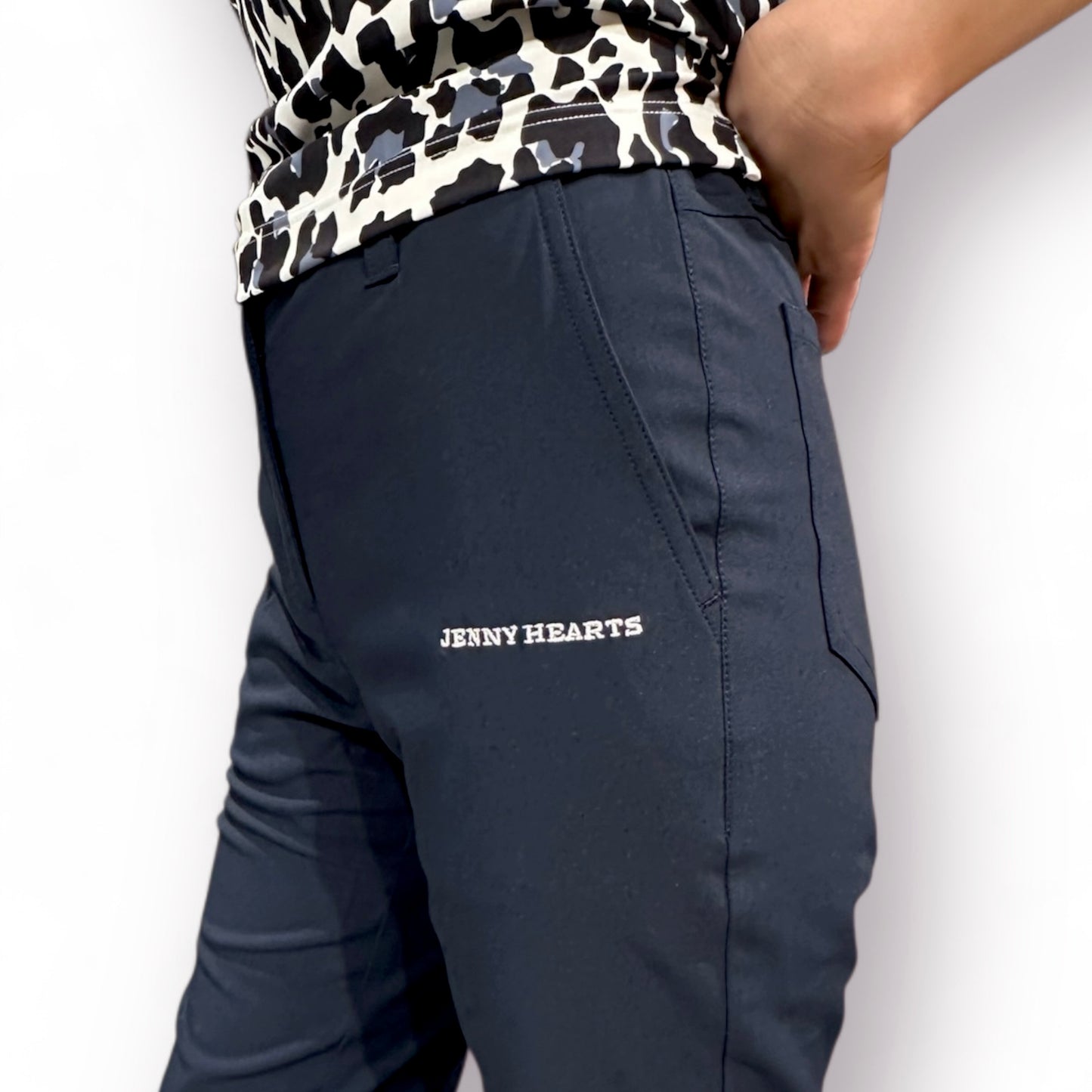 \数量限定新発売/Ladies Golf Pants 2Way Stretch ゴルフウェア レディース 夏 ストレッチパンツ ドライ 伸縮性 UVカット 透防止 高品質素材 オールシーズン JH25-P061