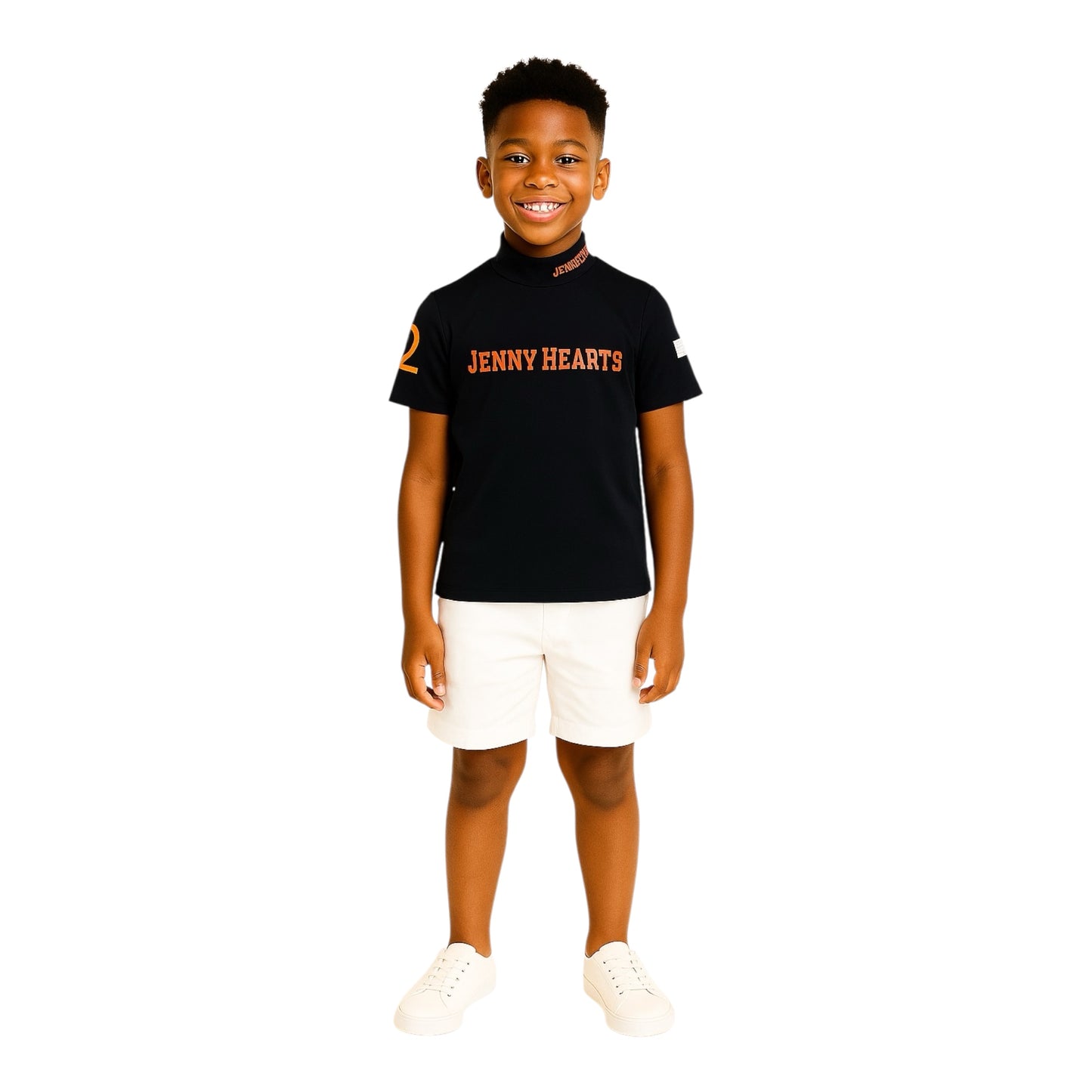 \おすすめ/Junior Unisex Dry Mock ジュニアゴルフウェア ドライ モックネック ユニセックス 男の子 女の子 おしゃれ 人気商品 日本製
