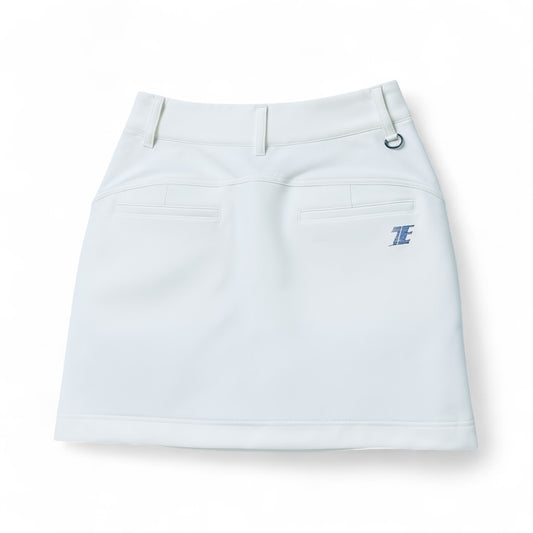 Ladies' Skirt 005, Size L, 71cm Waist, Includes Inner Pants, Stretch Golf Skirt, Ivory White, Made in Japan, High Quality, Spring/Summer