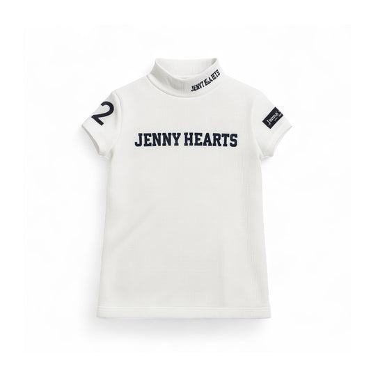 Recommended: Junior Girls' Waffle Mock Neck Golf Wear. This stylish, cotton-touch, cool, and opaque design is available in sizes 130cm, 140cm, and 150cm. Cute and recommended.