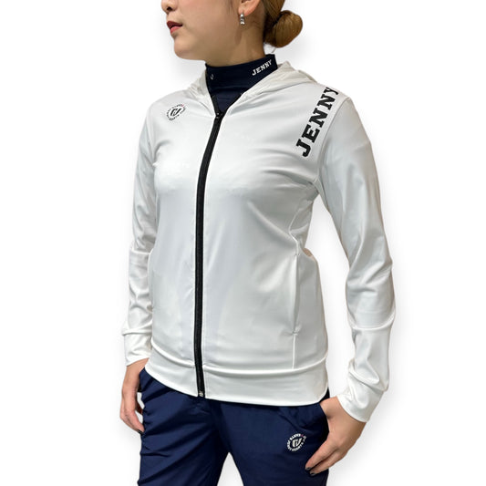 Women's Smooth Hoodie, a high-stretch, cool-to-the-touch, smooth-to-the-touch jacket with UV protection for spring, summer, and fall.