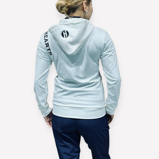 Women's Smooth Hoodie, a high-stretch, cool-to-the-touch, smooth-to-the-touch jacket with UV protection for spring, summer, and fall.