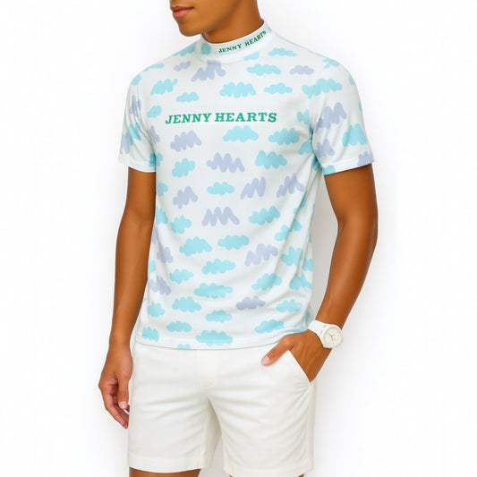 Men's Smooth Mock Doodle Golf Apparel, Mock Neck, Short Sleeves, Spring/Summer, Cool to the Touch, Highly Stretchy, Smooth to the Touch, Smooth Series