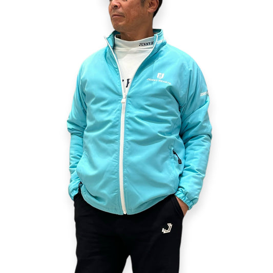 ユニセックス 中綿ブルゾン 長袖 暖かい アジャスター調整 保温 防風 防寒 アウター 大人 ジュニア