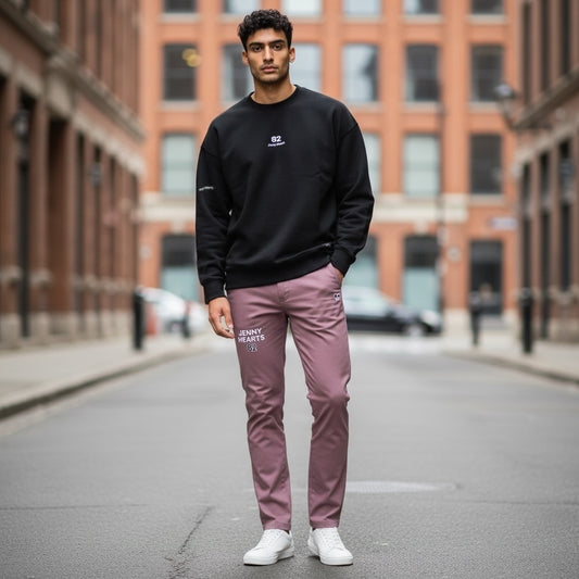 Unisex Crew Neck Pullover J82 Spring/Summer Unisex Pullover, Black, Crew Neck, Long Sleeves, Lightweight, Breathable, Stretchy, UV Protection, Men's and Women's Golf Wear JH-26PO010