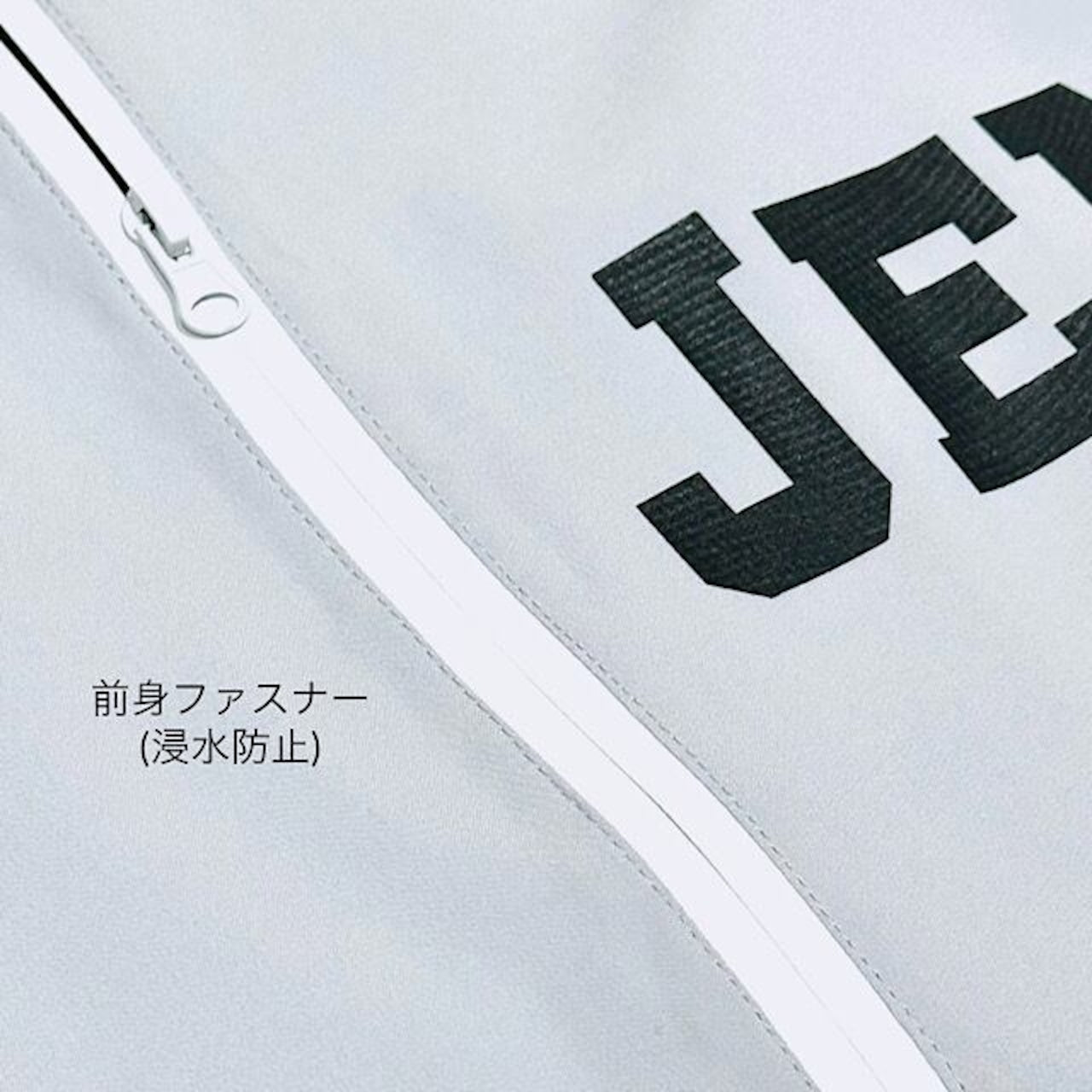 Unisex Rain Suit Light Grey JH-24R1001 ゴルフレインウェア ユニセックス 上下セット オールシーズン 撥水 防水