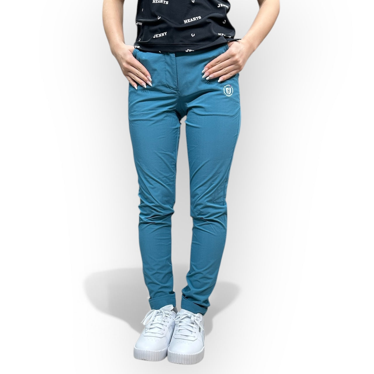 Ladies Slim Fiit Elastic Golf Pants 002 レディース ゴルフパンツ スリムフィット 春夏 人気商品