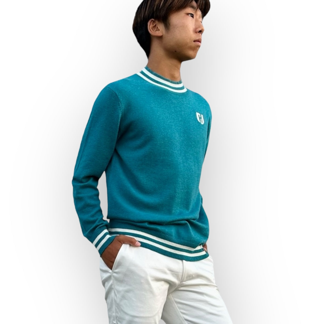 Mens BWB Sweater メンズニットセーター 伸縮性 おしゃれ 薄手 春