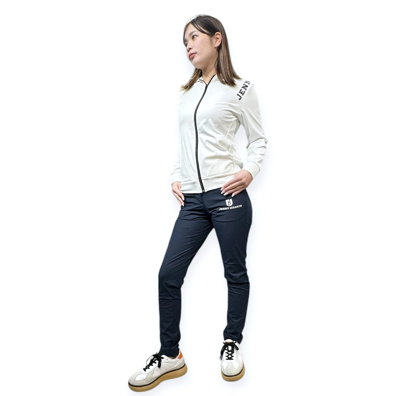 Ladies Smooth Hoodie レディースゴルフブルゾン 伸縮性抜群 なめらか肌触り