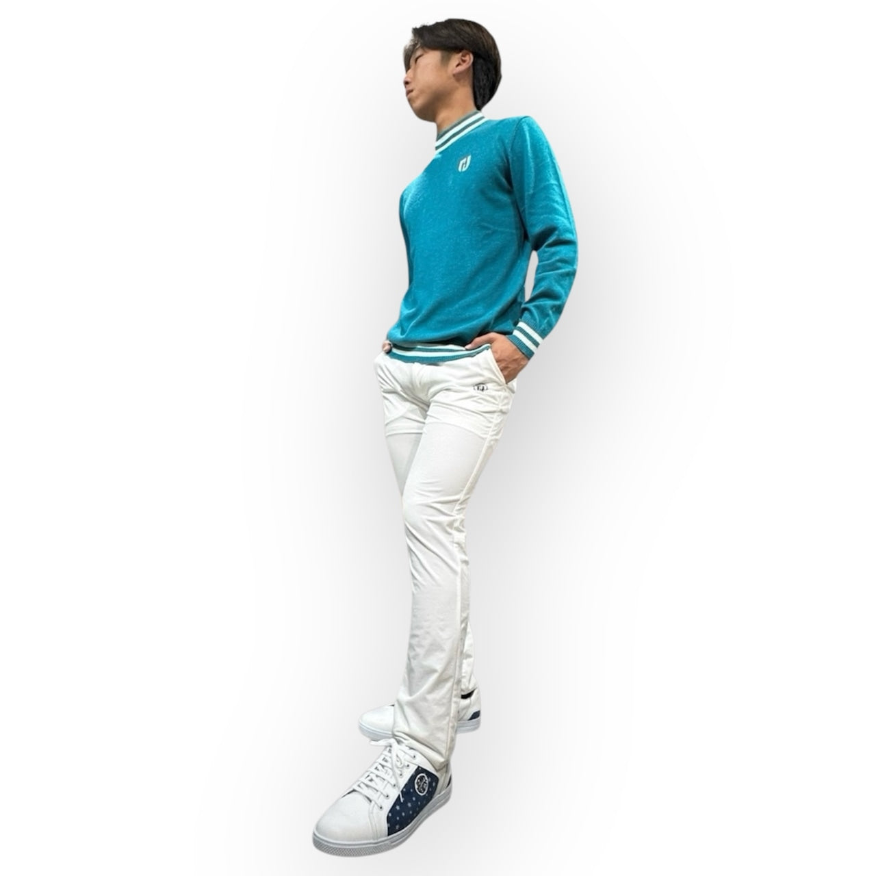 Mens Slim Fit Elastic Golf Pants 002 メンズ ゴルフパンツ スリムフィット 春夏