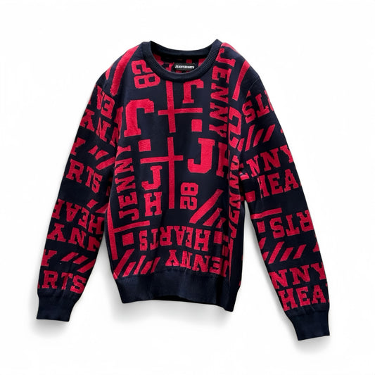 Junior golf sweater, wool blend, winter, unisex, boys, girls, children's clothing, kids, long sleeves, junior fashion, warm, stylish
