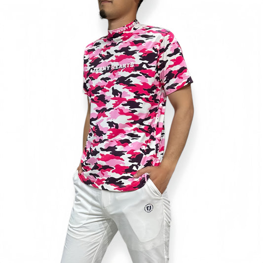 Men's Smooth Mock Camouflage Camouflage Jacket, Cool to the Touch, Smooth to the Touch, Stylish Spring/Summer Golf Wear