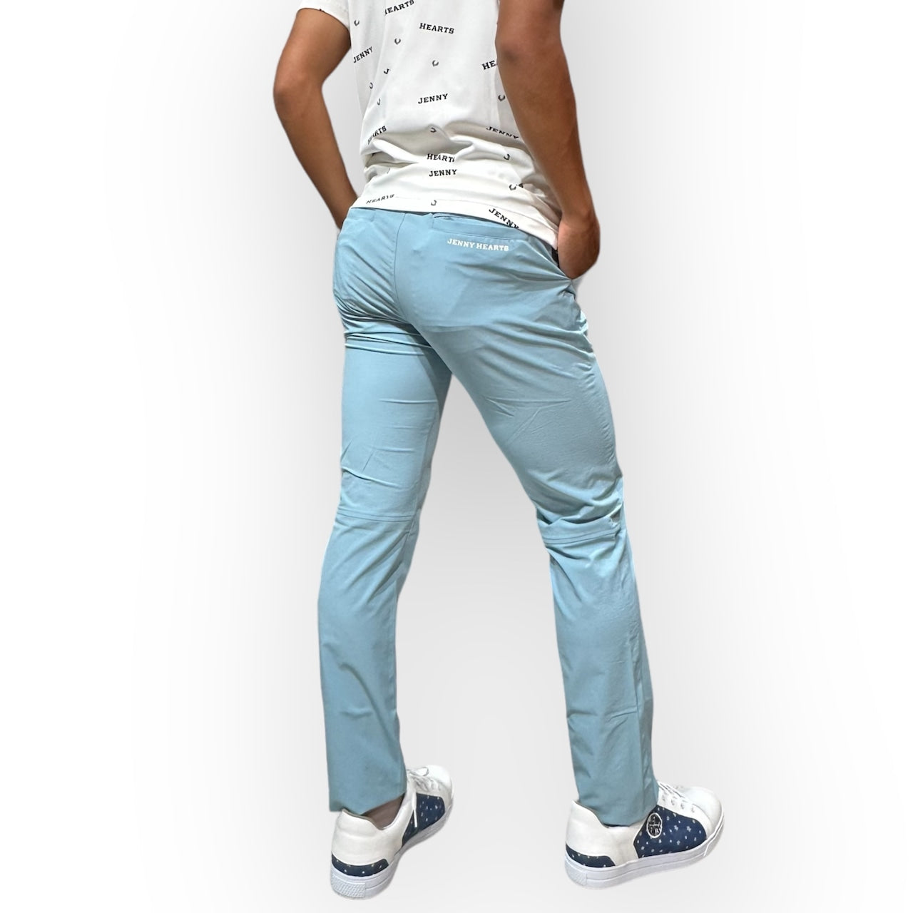 Mens Slim Fit Elastic Golf Pants 002 メンズ ゴルフパンツ ストレッチ スリム スタイリッシュ 春夏