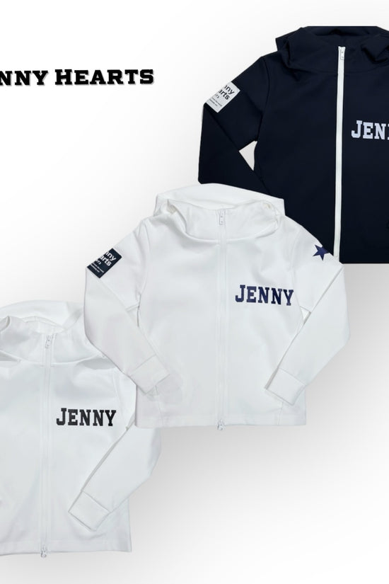 Junior Unisex ZipUp Jacket 薄手 ジュニアゴルフジャケット フード付き ジュニアゴルフウェア ボーイズ ガールズ ユニセックス 春 夏 秋 フード 男の子 女の子 キッズ 140cm 150cm おしゃれ 可愛い