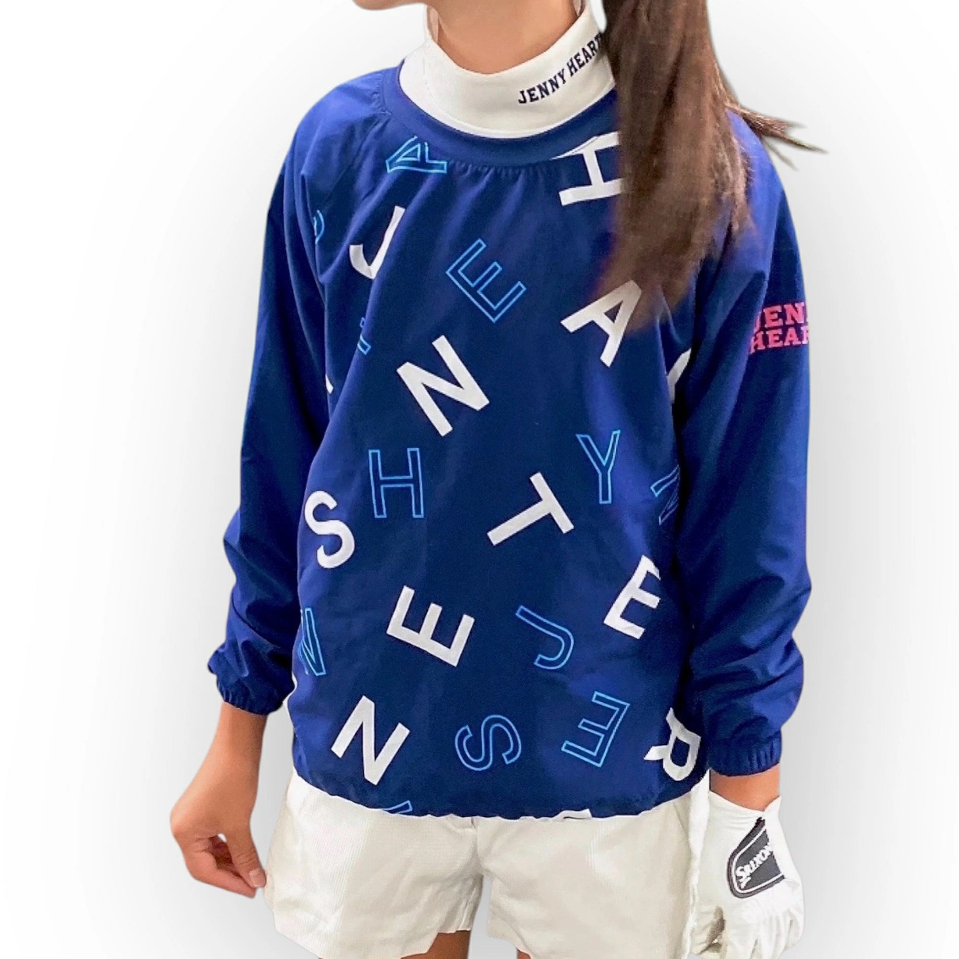 Jenny Hearts ジュニアゴルフウェア 長袖 春 軽量 ブルゾン ジャケット ジャンパー ピステジャケット ユニセックス ボーイズ ガールズ ジュニアゴルファー 防寒 防風 ゴルフ練習 プレゼント