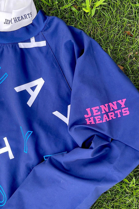 Jenny Hearts ジュニアゴルフウェア 長袖 春 軽量 ブルゾン ジャケット ジャンパー ピステジャケット ユニセックス ボーイズ ガールズ ジュニアゴルファー 防寒 防風 ゴルフ練習 プレゼント