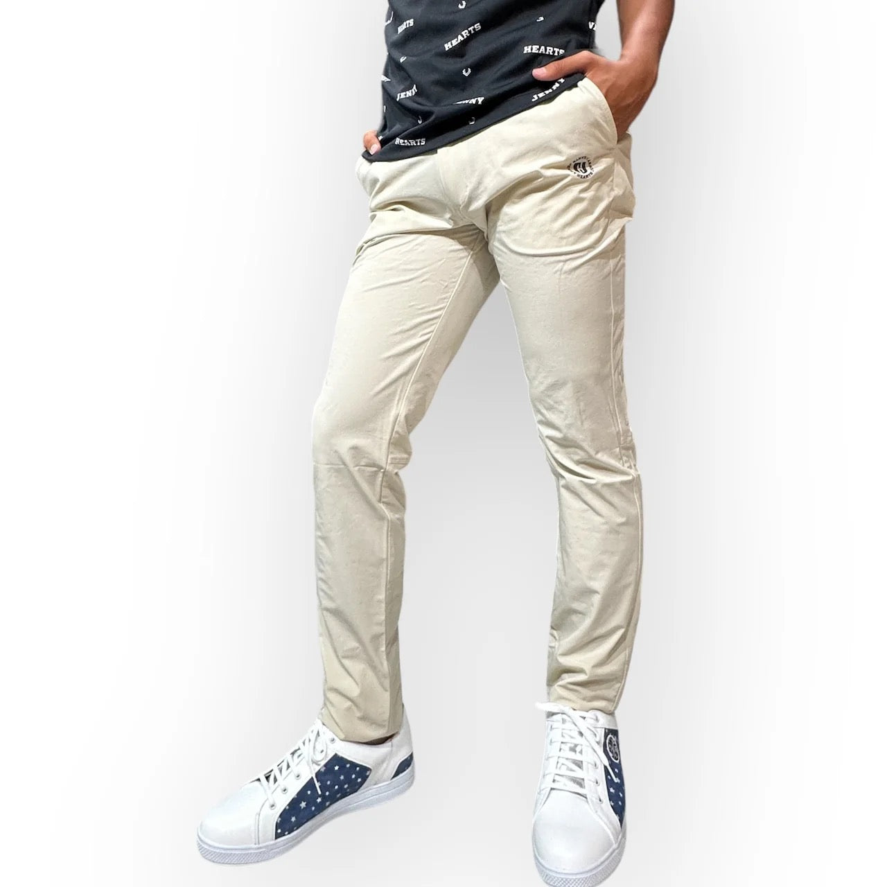 Mens Slim Fit Elastic Golf Pants 002 メンズ ゴルフパンツ ストレッチ スリム スタイリッシュ 春夏
