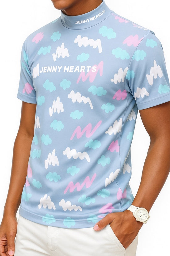 Men's Smooth Mock Doodle Golf Apparel, Mock Neck, Short Sleeves, Spring/Summer, Cool to the Touch, Highly Stretchy, Smooth to the Touch, Smooth Series