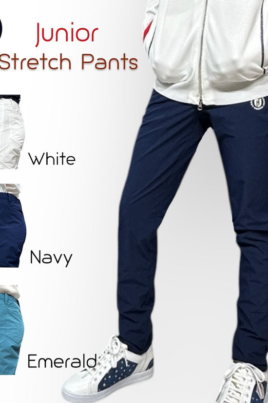 Junior Girls Elastic Pants 002 ガールズ ゴルフパンツ 伸縮性 スタイリッシュ 春夏 140cm 150cm 155cm ジュニアゴルフウェア