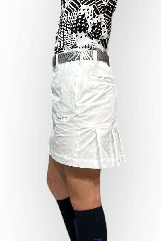 Junior Elastic Flare Skirt 002 ガールズ ゴルフスカート 夏 伸縮性 フレアスカート ウェストゴム付き 155cm