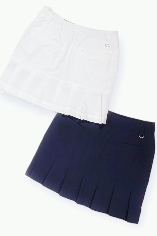 Junior Elastic Flare Skirt 002 ガールズ ゴルフスカート 夏 伸縮性 フレアスカート ウェストゴム付き 155cm