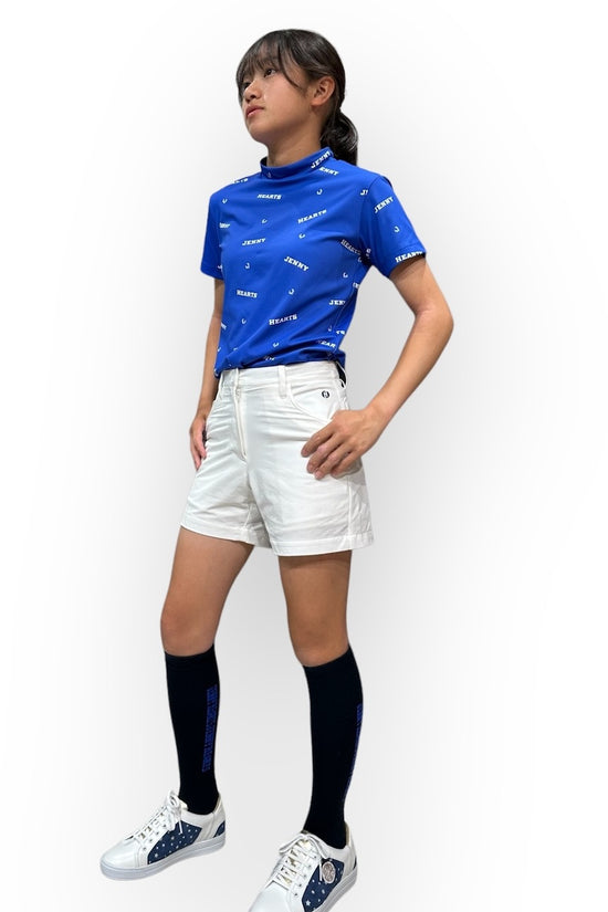 Girls Elastic Short Pants 002 ウェストゴム付き ガールズ ショートパンツ 伸縮性 スタイリッシュ ジュニア 140cm 150cm 155cm ジュニアゴルフウェア 春夏