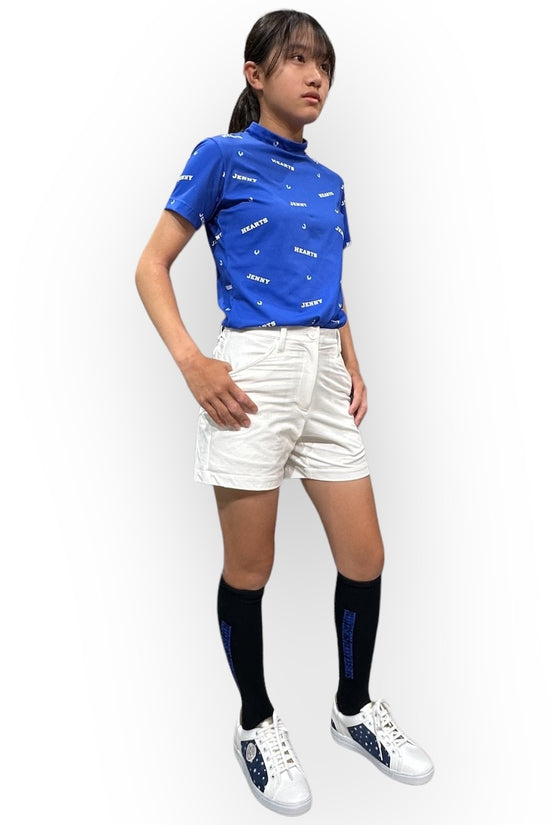 Girls Elastic Short Pants 002 ウェストゴム付き ガールズ ショートパンツ 伸縮性 スタイリッシュ ジュニア 140cm 150cm 155cm ジュニアゴルフウェア 春夏