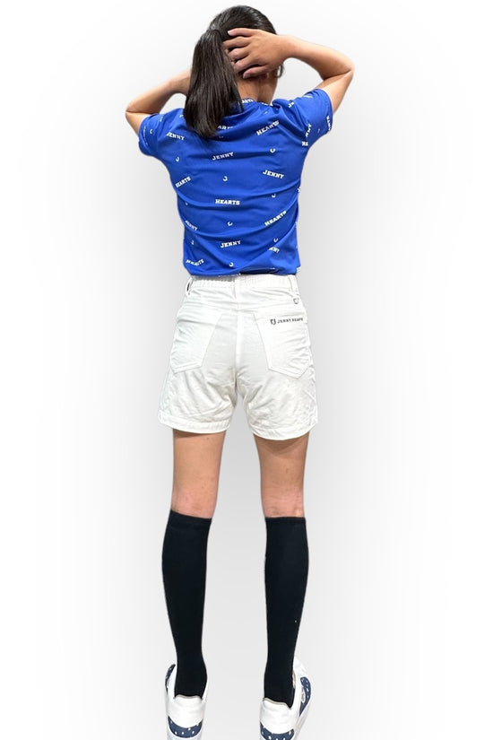Girls Elastic Short Pants 002 ウェストゴム付き ガールズ ショートパンツ 伸縮性 スタイリッシュ ジュニア 140cm 150cm 155cm ジュニアゴルフウェア 春夏