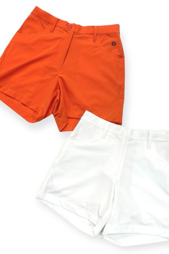 Girls Elastic Short Pants 002 ウェストゴム付き ガールズ ショートパンツ 伸縮性 スタイリッシュ ジュニア 140cm 150cm 155cm ジュニアゴルフウェア 春夏
