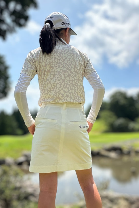 Junior girls Multi Stretch Skirt 001 ゴルフ スカート ジュニアゴルフウェア マルチストレッチ 白 紺 春夏 130cm 150cm 155cm